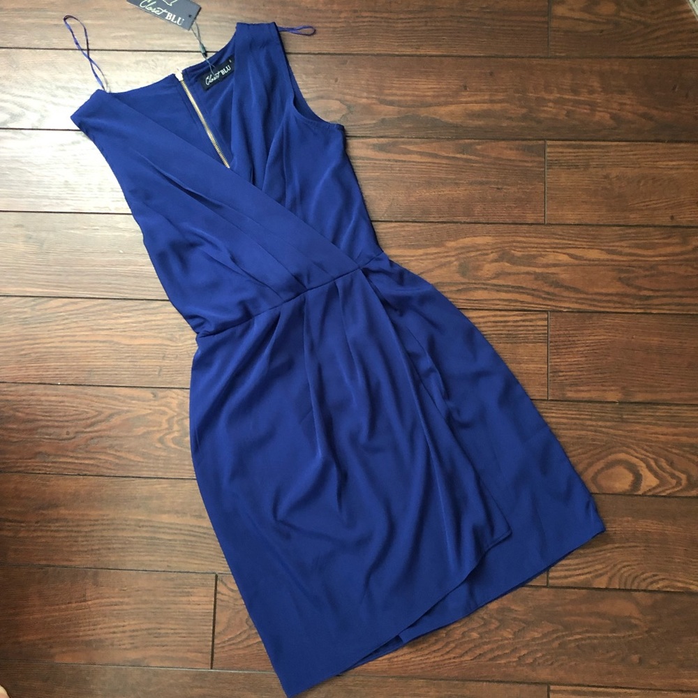 BEAUTIFUL New Blue tulip dress - Picture 4 of 7